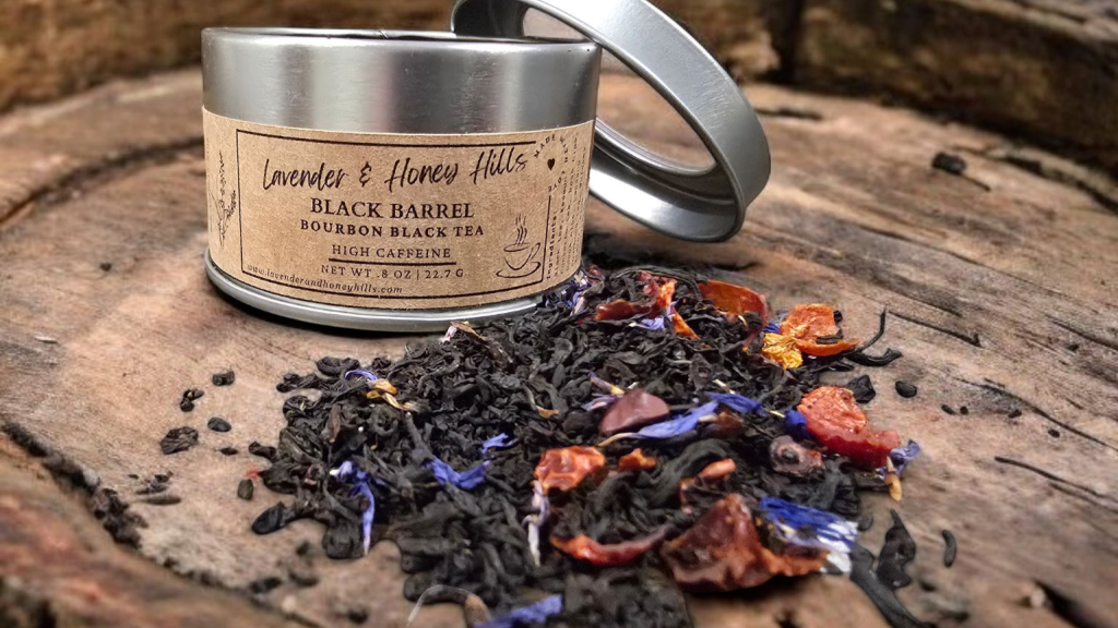 One of our handcrafted loose leaf tea blends