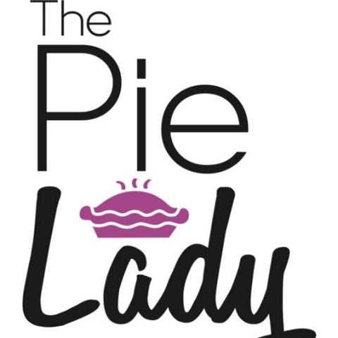 The Pie Lady, purple pie image in center