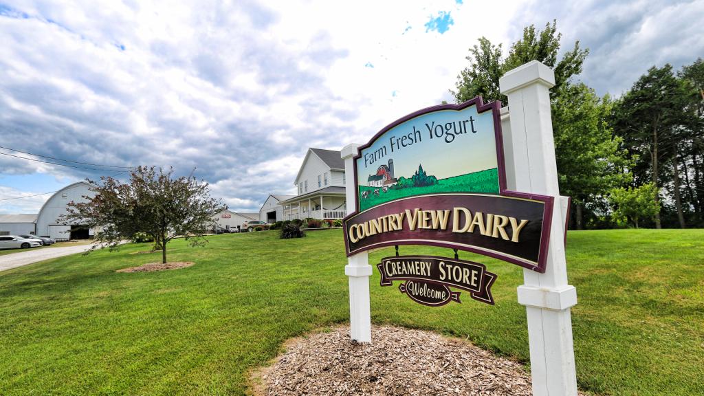 The Creamery & Farm Store is located on the family dairy farm along US Highway 18 1/2 way between West Union & Hawkeye