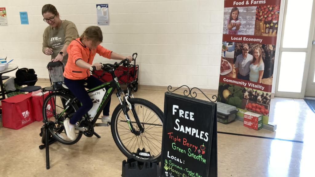 Local Food Education at Schools and More with the Blender Bike