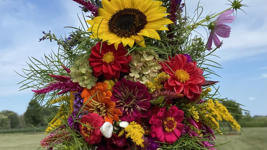 Farm fresh flower arrangements 