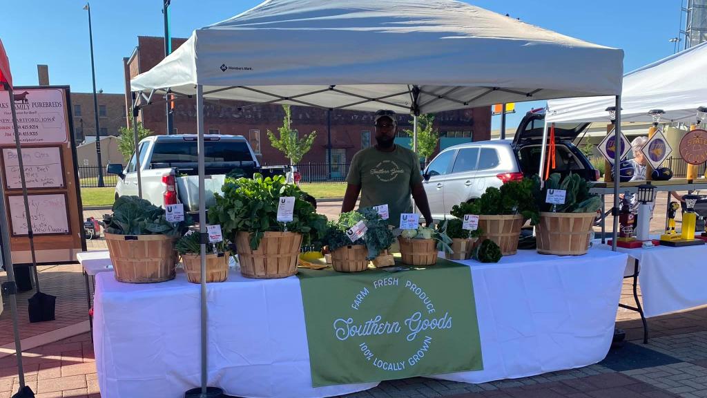 Farmers Market Set Up